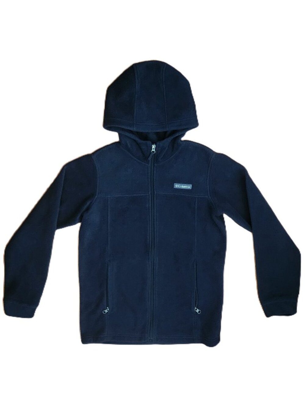 Columbia Boys Steens Mountain II Fleece Hooded Jacket Black Size L (14/16)